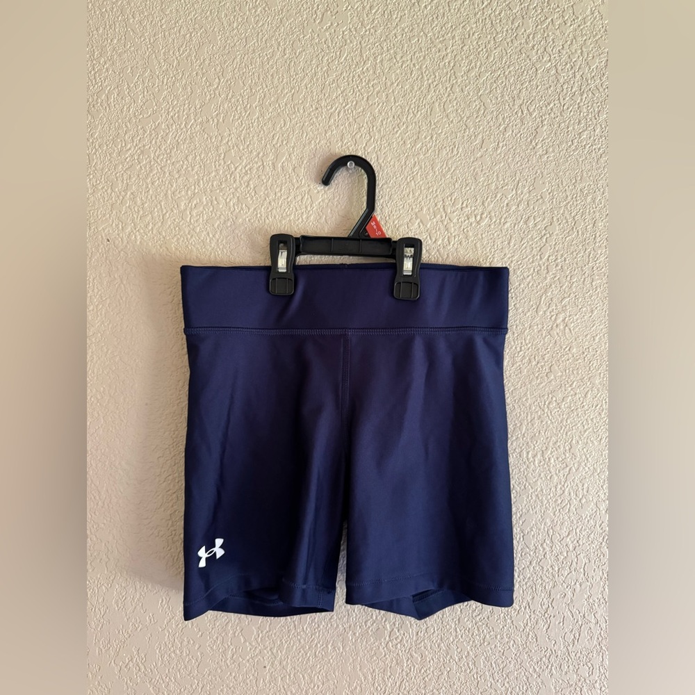 Under Armour Women's Dark Blue Athletic Shorts